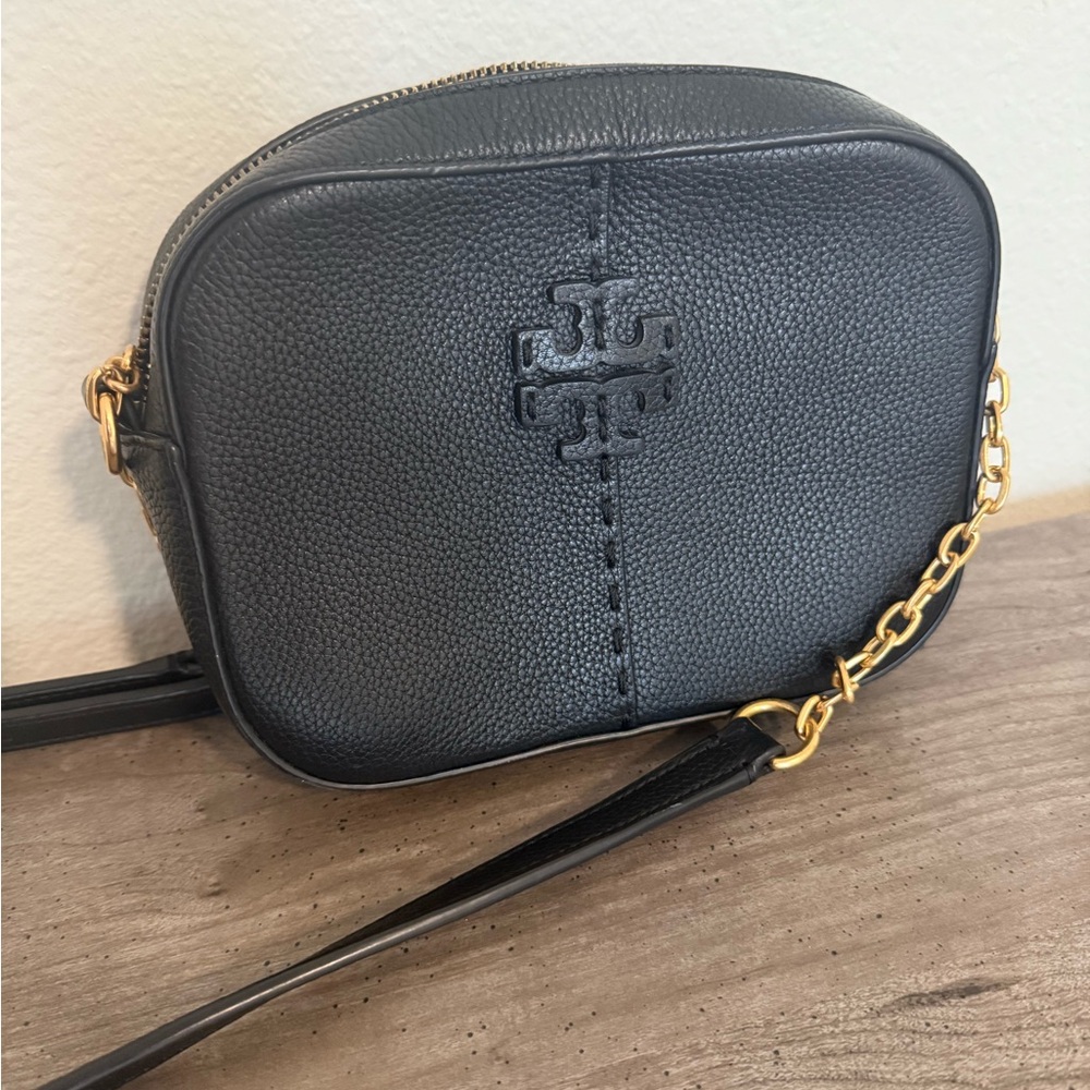 Tory Burch Black Leather Crossbody Bag
